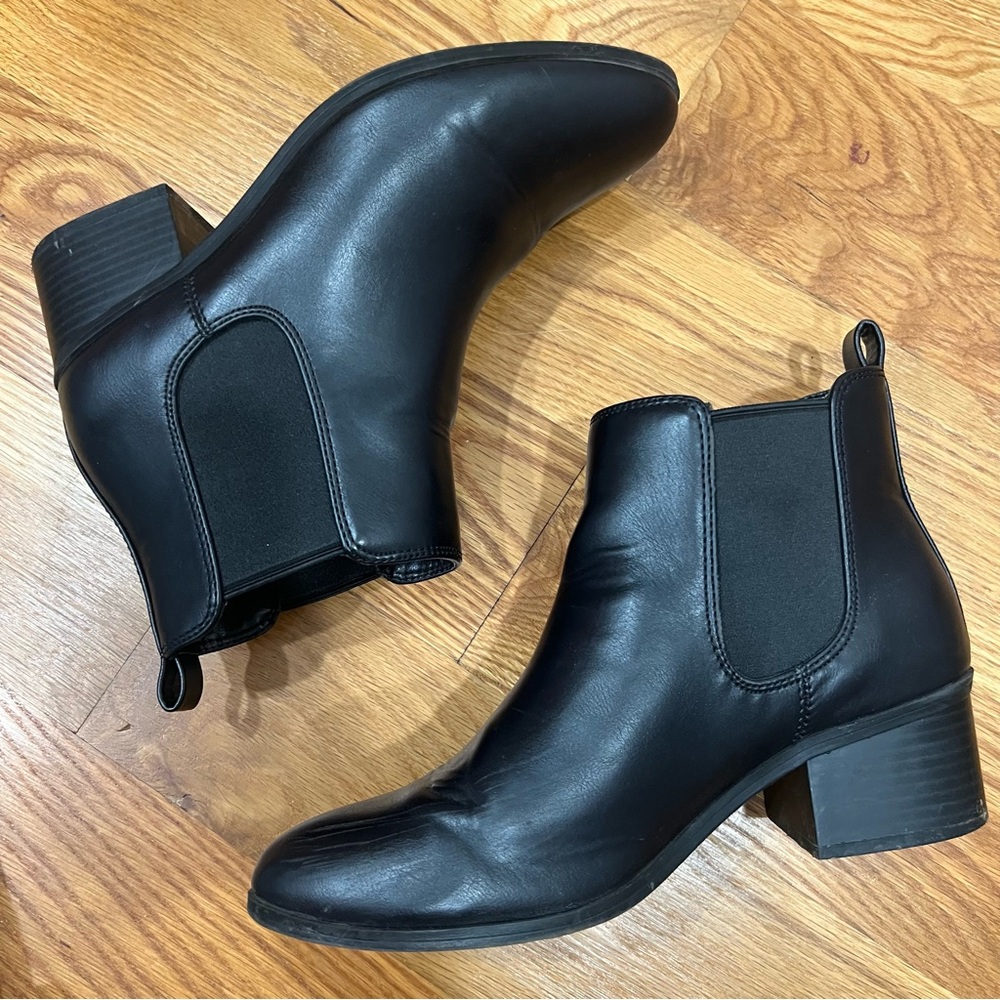 Target (A New Day) Black Chelsea Ankle Boots